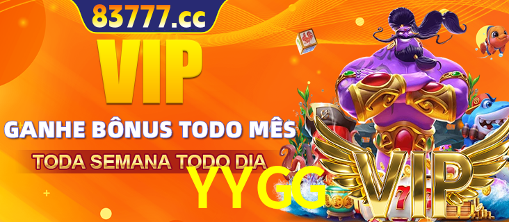 Banner promocional do YYGG oferecendo 100% de recompensas adicionais contínuas para quem fizer o login diário (Daily sign-in), com um mascote de coelho.