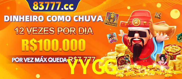 Banner do programa de recompensas Recomende para amigos do YYGG, detalhando os bônus por convidar amigos, com prêmios que chegam a R$288.888.
